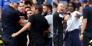 FA launch investigation into Thomas Tuchel's fiery comments questioning referee Anthony Taylor's impartiality... with the Chelsea boss and Tottenham's Antonio Conte set to learn TODAY if they face charges over touchline spat
