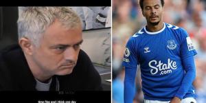 'He should have listened to Jose': Footage of Mourinho telling Dele Alli he'll regret not 'demanding more' from himself in Tottenham's All Or Nothing series goes viral as the Everton flop is linked with Besiktas 