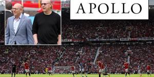 EXCLUSIVE: Glazers are in exclusive talks to sell a minority stake in Manchester United to American private equity firm Apollo, with some family members wanting OUT of the club amid fan backlash… but Joel and Avram are STAYING in charge 