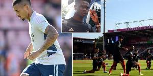 Bournemouth vs Arsenal LIVE: Mikel Arteta's men have the chance to go TOP of the Premier League, as he goes unchanged with on-fire Gabriel Jesus up front for a trip to the Vitality Stadium
