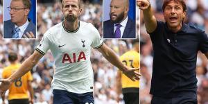 Get used to it! Antonio Conte's 'super-defensive' tactics means Tottenham fans will have to endure the team 'grinding' out results this season, say Robbie Mustoe and Tim Howard... as they bemoan 'boring' first-half display in tight victory over Wolves 