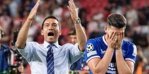 Giovanni van Bronckhorst delivers Rangers' final step on an epic journey from Berwick to Eindhoven... 10 years on from a draw in the old Third Division, Ibrox giants are back in the Champions League after historic night