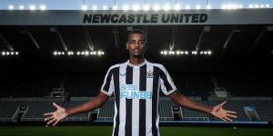 Eddie Howe heaps praise on £60m new boy Alexander Isak's 'X-factor' as he backs Newcastle's record signing to hit the ground running ahead of potential debut against Wolves this weekend 