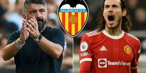 Ex-Manchester United forward Edinson Cavani is on the brink of joining LaLiga side Valencia as manager Gennaro Gattuso calls the Uruguay veteran 'not a normal player' and hails his 'incredible mentality'