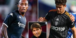 Tottenham 'consider late move for Monaco winger Gelson Martins' as Antonio Conte wants to land a winger on Deadline Day and signing Leeds' Daniel James is now 'unlikely'