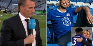 'I know where the statement came from and it wasn't him': Brendan Rodgers claims Wesley Fofana was NOT responsible for parting shot at Leicester boss after sealing his £75m move to Chelsea as he insists defender is a 'good kid'