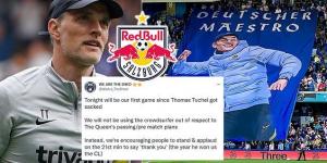 Chelsea fans plan an applause for Thomas Tuchel in the 21st minute of their clash with Red Bull Salzburg - referencing the year he guided them to Champions League glory - to pay tribute to the sacked boss in Graham Potter's first Stamford Bridge outing 