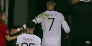 Cristiano Ronaldo SNUBS a medic who tried to take a selfie with him at half-time during Man United's Europa League win over Sheriff Tiraspol in Moldova... after finally scoring his first goal of the season