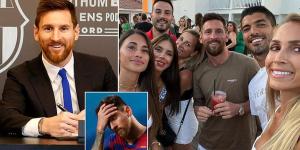 Barcelona CONDEMN Lionel Messi's contract leaks and threaten legal action amid claims he wanted Nou Camp executive boxes for his family - and Luis Suarez - a private plane to fly home for Christmas, a £71m salary and a tiny €9k buy-out clause