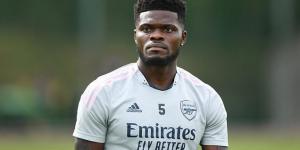 Arsenal suffer HUGE injury blow as Thomas Partey is withdrawn from Ghana's friendly against Brazil... and Takehiro Tomiyasu leaves Japan squad due to 'club circumstances' ahead of North London derby
