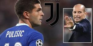 Chelsea star Christian Pulisic 'enters talks with Juventus' after falling out of favour at Stamford Bridge, with the Blues expected to demand £31m for the American winger