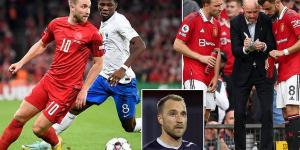 Christian Eriksen dominated France by creating EIGHT chances as he thrived with freedom in a midfield three... having overcome a difficult start, could his remarkable Denmark return hint at a different role at Man United?