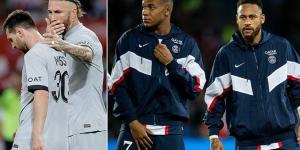 Kylian Mbappe 'doesn't want Neymar in the PSG team AT ALL' and is 'surprised by liberties he takes' while the Brazilian is 'astonished at powers given to his team-mate', new reports on their feud claim 