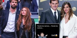Real Madrid legend Iker Casillas forcefully DENIES he's dating long-time Spain team-mate Gerard Pique's ex Shakira after finalising his divorce, mocking reports of a new relationship on Instagram 