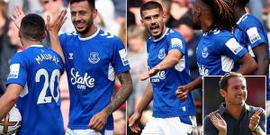 Southampton 1-2 Everton: Dwight McNeil and Conor Coady complete a sensational comeback for Frank Lampard's side to extend their unbeaten run to SEVEN GAMES, after Joe Aribo had opened the scoring at St Mary's