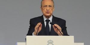 Real Madrid president Florentino Perez promotes European Super League AGAIN, after claiming it will 'offer fans top-level games year-round'... and suggests football has 'been overtaken by American sports'