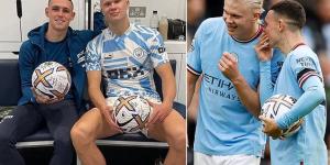 Erling Haaland and Phil Foden share the Player of the Match award but FINALLY get a match ball each after both netted hat tricks in the Manchester derby