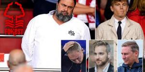 Nottingham Forest owner Evangelos Marinakis considers sacking Steve Cooper, his chief exec AND the entire recruitment team after splashing £150m as he looks to salvage his Premier League dream