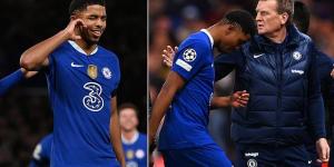 'We don't know the extent yet': Chelsea anxiously await an update after their new £70m signing Wesley Fofana injured his knee in their 3-0 Champions League win over AC Milan 