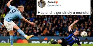 'He's a monster... the guy is unstoppable:' Man City fans drool over another striking masterclass by Erling Haaland as Norway star bags a brace in Champions League rout of Copenhagen