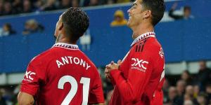 Cristiano Ronaldo's new celebration is already catching on as Benfica youth player copies the Manchester United forward during clash with Paris Saint-Germain