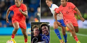 'It's what I have dreamed of all my life': Lauren James, sister of Chelsea star Reece, reveals it was 'amazing' to make her full England debut after shining in goalless draw with Czech Republic 