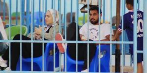 علياء الزنوكي تدعم شقيق أحمد ياسر ريان في مباراة النصر "صورة"
