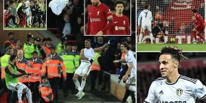 Liverpool 1-2 Leeds: Jurgen Klopp's Anfield fortress crumbles as Crysencio Summerville's late winner hands the Reds their first home loss for 19 months and lifts the visitors out the bottom three