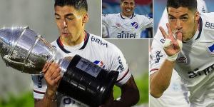 Still got it! 35-year-old Luis Suarez bags a brace in man-of-the-match display against Liverpool - not that one! - as his boyhood side Club Nacional clinch their 49th Uruguayan championship