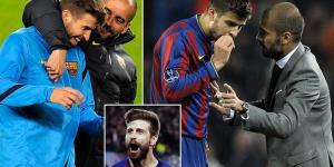 'It was an HONOUR': Pep Guardiola pays a heartfelt tribute to Gerard Pique after the Barcelona star's shock retirement... as the Manchester City boss insists his former player 'ALWAYS performed at the highest level'