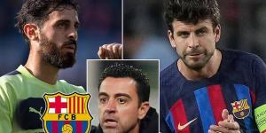 Barcelona are 'set to make another move for Bernardo Silva in January after Gerard Pique's retirement made a transfer financially possible... with Xavi believing the Man City playmaker could take his side to the next level'