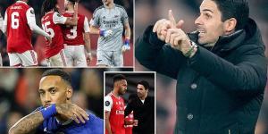 Mikel Arteta admits 'it's about time' Arsenal won the Premier League again as the Gunners prepare for the return of Pierre-Emerick Aubameyang when they face Chelsea at Stamford Bridge, with one eye on top spot at Christmas