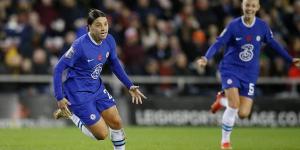 Man United 1-3 Chelsea: Sam Kerr and Lauren James star as the Women's Super League Champions showed their experience putting the Blues level on points with Arsenal at the top of the table