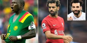 'I don't give a toss... I can do what he does!': Cameroon's Vincent Aboubakar attacks Mohamed Salah AGAIN... and insists the only difference between himself and the Liverpool superstar is that the Egyptian has 'opportunity to play in a big club'