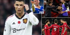 Cristiano Ronaldo may be dropped AGAIN, 'tired' Harry Kane must give Spurs one last push and which side to Liverpool will we see? 10 THINGS to look for ahead of the top flight's final pre-Qatar round