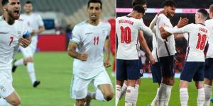موعد مباراة إنجلترا وإيران في كأس العالم 2022 والقنوات الناقلة