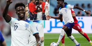 SAMI MOKBEL: 'Little Chilli' is the hottest ticket in town! Humble Bukayo Saka is flourishing for England and Arsenal after last year's Euro 2020 final heartache. He's slowly becoming a national treasure - and NO ONE is more deserving