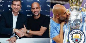 Pep Guardiola pens new deal with Manchester City until 2025 - which will take his reign to NINE YEARS - then insists he can win MORE silverware with the Premier League champions