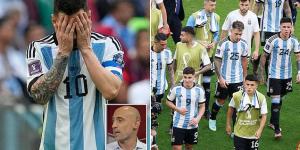 Man City legend Pablo Zabaleta admits he's 'absolutely devastated' by Argentina's shock World Cup defeat by Saudi Arabia - but calls on critics 'not to go too hard' on Lionel Messi and Co or 'blame the manager'