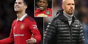Man United could bring FORWARD their summer plan to sign a new striker and will consider using the money freed up by Cristiano Ronaldo's £500,000-a-week exit in January... but the Red Devils are ALSO open to a short-term loan like Odion Ighalo