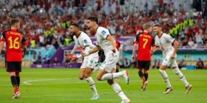 فرص تأهل المغرب إلى دور الـ16 ببطولة كأس العالم 2022 بعد الفوز على بلجيكا