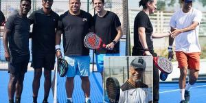 2002 winners Kaka and Ronaldo team up in doubles, 2010 champion Andres Iniesta is signed up - and ex-England star Joe Cole is flying the flag for the Three Lions! Daily Padel tournament of football's biggest names is dominating mornings at the World Cup