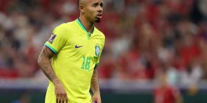 ضربتان لـ البرازيل: خيسوس وتيليس يغادران كأس العالم بسبب الإصابة