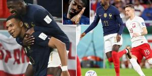 It would be extremely foolish for England to think that if they stop Kylian Mbappe, they stop France… Ousmane Dembele is finding his best form again after a slow start at Barcelona following his £135.5m move 