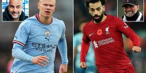 World Cup absentees Erling Haaland and Mo Salah both START as Manchester City and Liverpool square off in their Carabao Cup last-16 clash, with Jurgen Klopp sticking with 18-year-old Stefan Bajcetic in the Reds XI