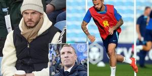 James Maddison sees specialist in London over fresh knee injury - as Brendan Rodgers confirms Leicester star is OUT of trip to Liverpool and admits there is NO timeframe set for his return 