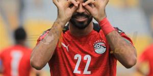 ثلاثة أهداف وبطاقة حمراء في أبرز صور مباراة مصر والجابون
