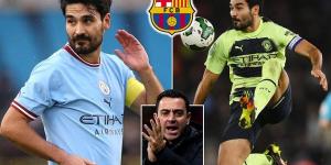 Barcelona 'want to sign Ilkay Gundogan on a free transfer this summer' with the Manchester City midfielder set to leave after entering the final six months of his contract 