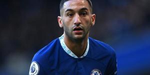 Chelsea winger Hakim Ziyech 'offers himself to Barcelona' as the out-of-favour Moroccan international fears the club's busy January spending spree will knock him even further down the pecking order