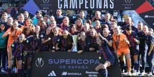 Barca Femeni 3-0 Real Sociedad: Aitana strikes earn Spanish Super Cup